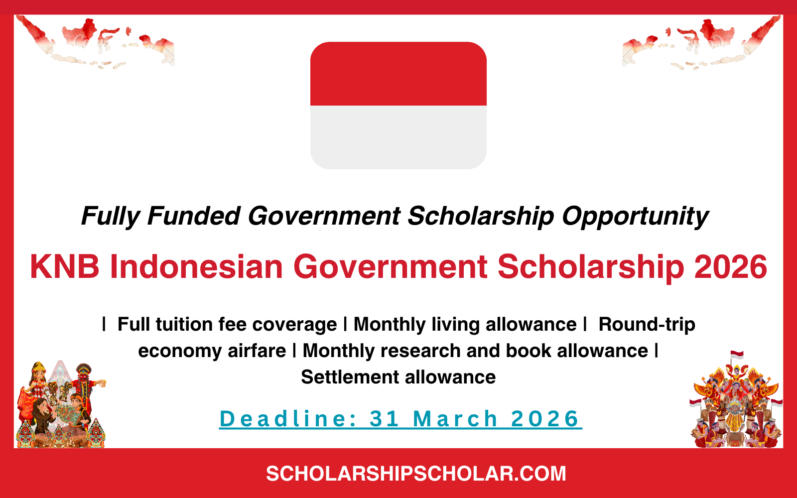 KNB Indonesian Government Scholarship 2026