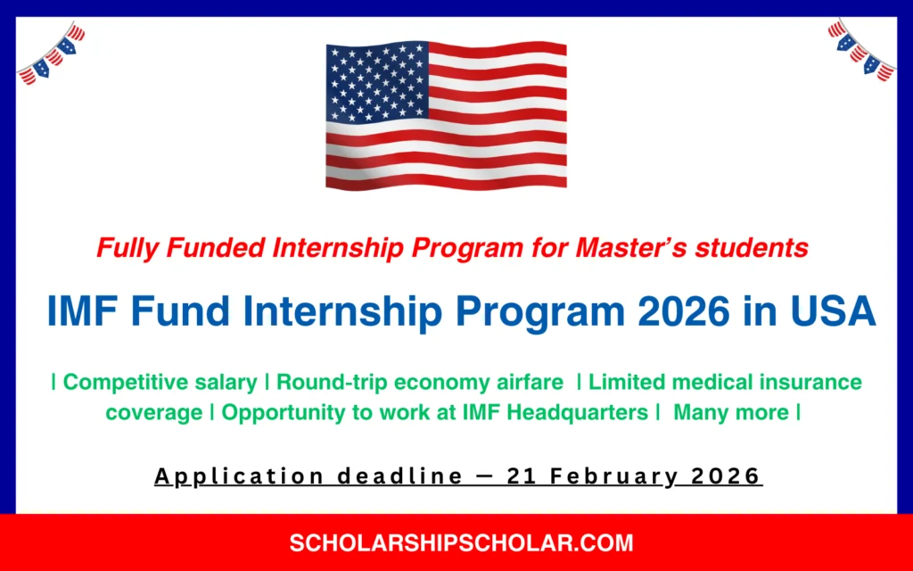 IMF Fund Internship Program 2026