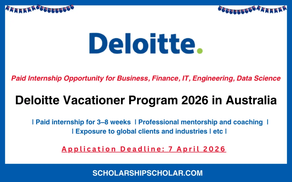 Deloitte Vacationer Program 2026