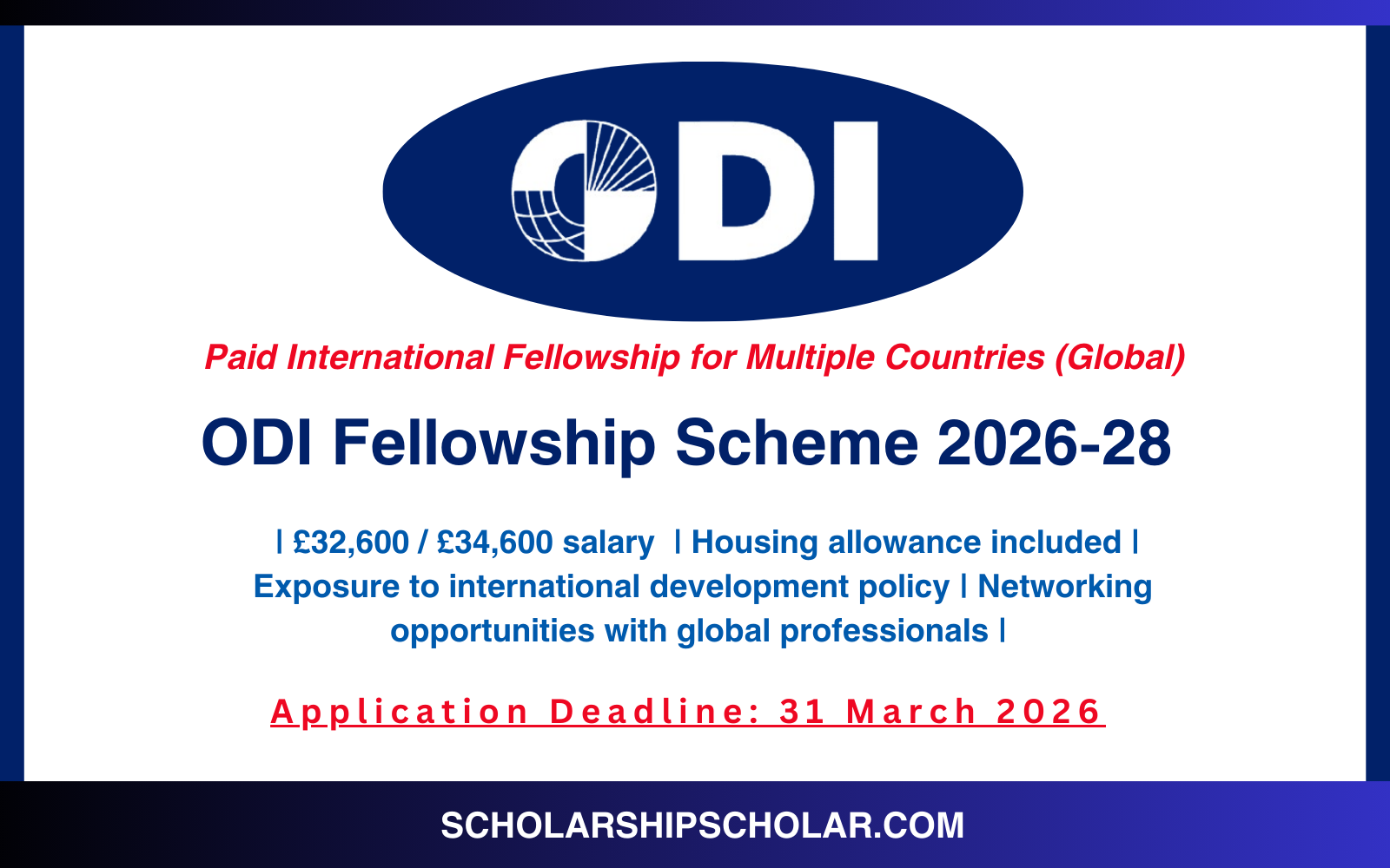 ODI Fellowship Scheme 2026