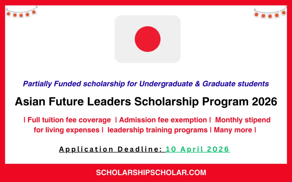 Asian Future Leaders Scholarship Program 2026